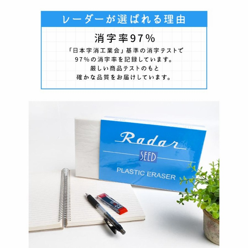 株式会社シード 100周年 記念誌 非売品◇SEED 文房具 消しゴム RADAR 