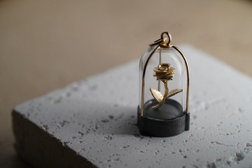 9K金 925銀 Enchanted Rose吊墜(P449)