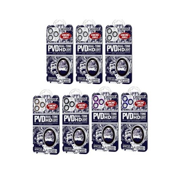 【快速出貨】WEKOME叢林系列 金剛雙色PVD 合金鏡頭保護貼 高透抗刮鏡面 零縫貼合防塵 iPh 16 15 14