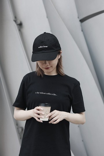 a day without coffee is like tshirt (black special edition)