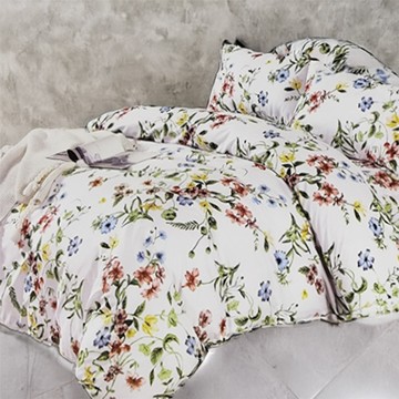 LAMINA 樂米娜 舒適床包2件組  雙人  谷雨花枝  床包 + 枕套