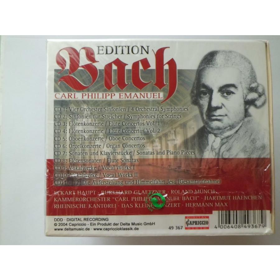 Carl Philipp Emanuel Bach  Edition 12 CDs    CD