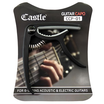 CASTLE MUSIC 吉他 移調夾  6 弦民謠吉他與電吉他  1個