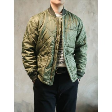 美式軍風M65內膽棉衣夾克 輕薄阿美咔嘰絎縫保暖棉服外套棉襖男冬