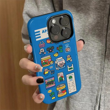 臺灣出貨🔥iPhone17超市小票手機殼蘋果16Promax二合一15雙層防摔14Plus小衆