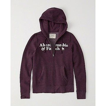 AF a&f Abercrombie & Fitch 女 外套 紅 0274