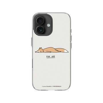 iPhone 16 Clear Case（相機按鈕） 透明 - ilovedoodle (Lim Heng Swee) - Fox Off
