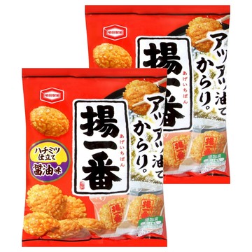 龜田製菓 醬油風味米果  100g  2包