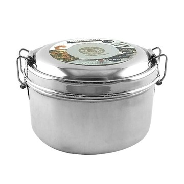 Green Bell 綠貝 316圓型便當盒 分層設計  不鏽鋼  1個