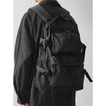 雙肩包男士大容量潮流背包休閑高初中大學生電腦書包工裝防水韓版