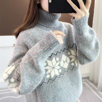 加絨加厚高領毛衣女春秋外穿2025年新款爆款冬季內搭短款打底衫女