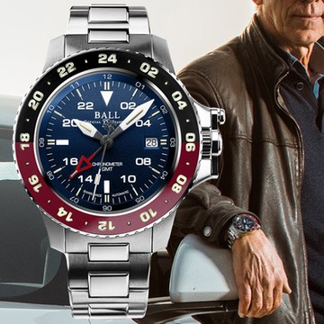 BALL波爾錶 Engineer系列 COSC天文台認證 GMT雙時區機械腕錶 新年禮物 推薦 送禮 40mm / DG2118C-S3C-BE