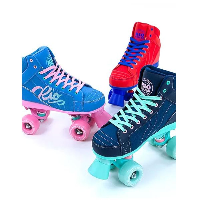 ローラースケート クワッドスケート RIO ROLLER リオローラー LUMINA Blue-Pink | LINEブランドカタログ