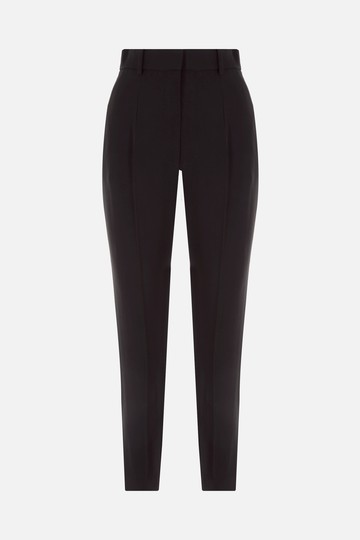 ALEXANDER McQUEEN crepe slim-fit pants Woman
