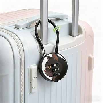 🚚甄選優品💨鋼絲鋼纜密碼鎖 旅行包 旅行箱密碼鎖 小型密碼鎖 櫃子鎖 學生宿舍抽屜鎖 迷你小鎖頭