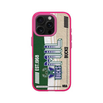iPhone 16 Pro Clear 粉漾桃 - NBA - 復古球員卡-密爾瓦基公鹿 Milwaukee Bucks - Vintage Card