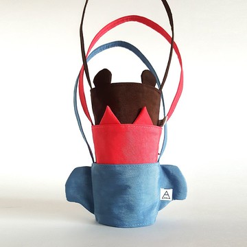 Ariel's wonderland/環保飲料杯袋/動物好朋友組/附聖誕包裝