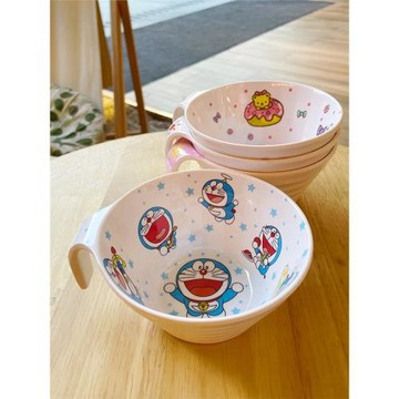 密胺卡通手柄造型碗耐摔兒童餐具美耐皿創意寶寶吃飯碗仿瓷小童用