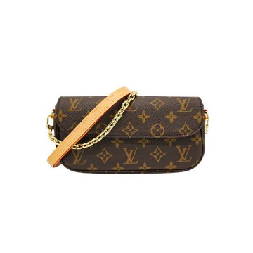Louis Vuitton 展示品 Ivy Woc 帆布肩背/斜背包(M81911-咖)