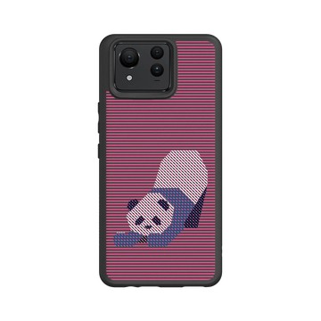 Zenfone 11 Ultra SolidSuit 黑 - The Wildlife Collection 動物野境系列 - 大熊貓 - 線條版