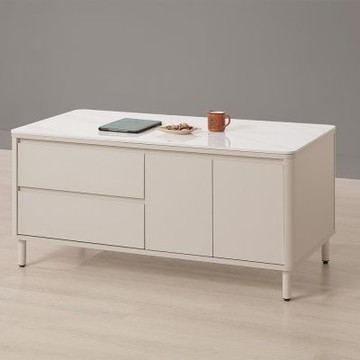 MUNA家居  曼尼亞4尺岩板大茶几    121.2X60X56.9cm