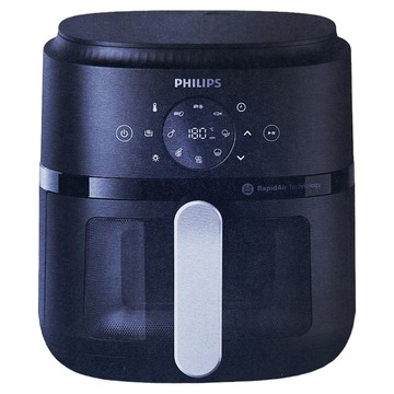 PHILIPS 飛利浦 星樂視透視海星氣炸鍋 NA221 4.2L  黑色  8720389034770