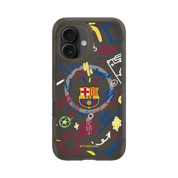 iPhone 16 AirX 本質黑 - FC Barcelona - Graffiti