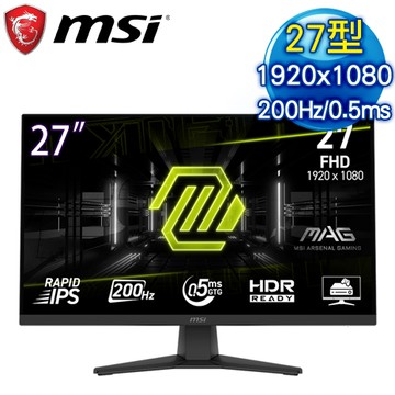 MSI 微星 MAG 272F 27型 IPS電競螢幕