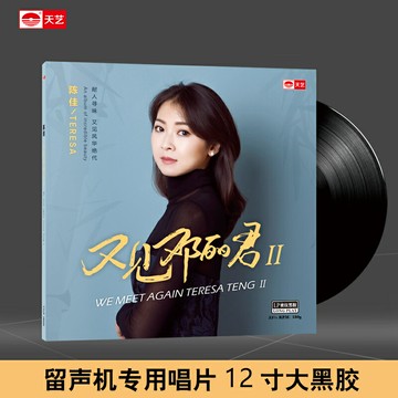 陳佳《又見鄧麗君II》留聲機碟盤LP密紋黑膠大碟唱片