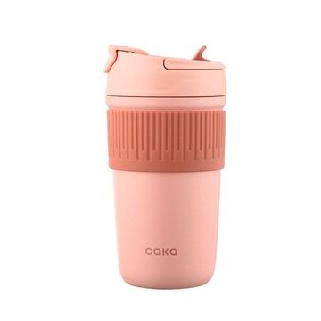 限時優惠caka茶卡手持隨行陶瓷杯不鏽鋼保溫杯 便攜316不鏽鋼咖啡杯茶杯