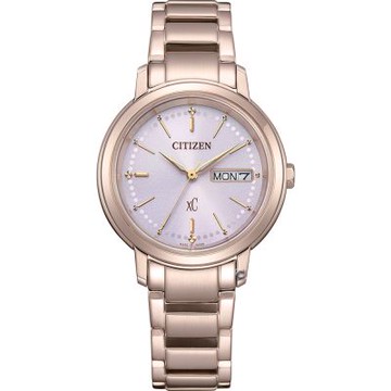 CITIZEN 星辰 xC 簡約典雅光動能腕錶-32.5mm EW2426-54X