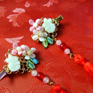 【墨徽閣】春歸髮夾