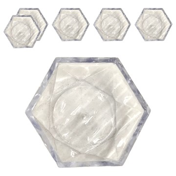 理享家 壓克力首飾/水晶球展示架 Ø3cm 6個 Set  透明色