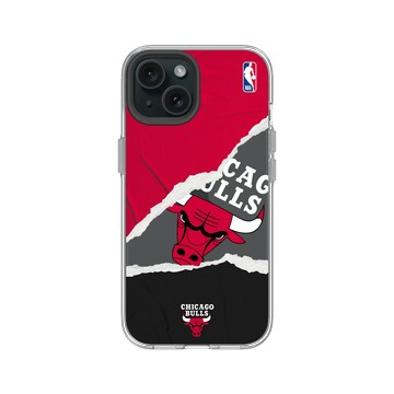 iPhone 15 Clear 透明 - NBA - 熱血系列-芝加哥公牛 Chicago Bulls - Sweat and Tears