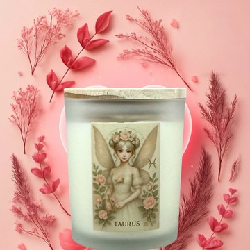 金牛座 星座香氛燭杯 招桃花好人緣 雙用融蠟燭杯 柔光香氣禮物