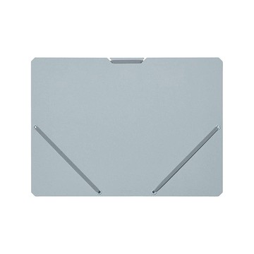 【KING JIM】Sand It文件收納夾 灰色 A4橫向