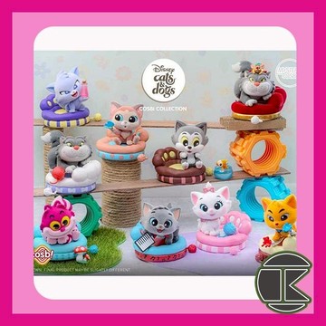 【12月預購】Hot Toys迪士尼貓咪派對盲盒 收藏公仔 一中盒8入｜米奇 貓咪角色｜愛蛋客