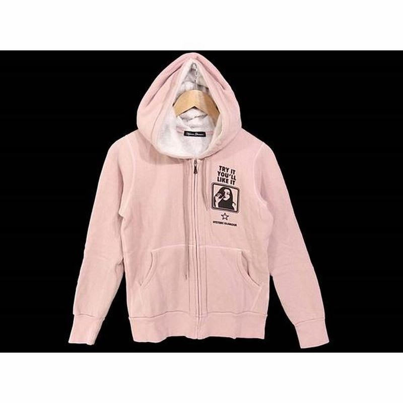 ヒステリックグラマー 0114CF04 レディース ジップパーカー ピンク系 L's FREE HYSTERIC GLAMOUR 【中古】 |  LINEブランドカタログ