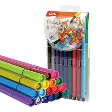 得力Deli彩色筆/C157-18/18色