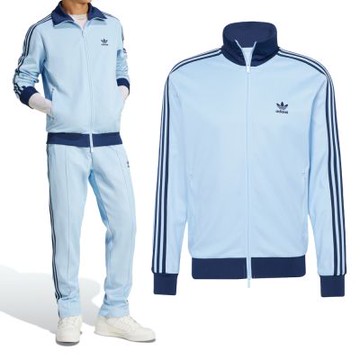 Adidas CLASSIC TT 男款 藍色 經典 夾克 復古 修身 休閒 外套 JP2521