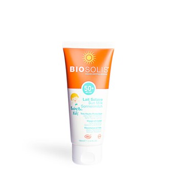 Biosolis Sun Milk Face and Body Kids Sunscreen Broad Spectrum SPF 50 3.4 fl oz