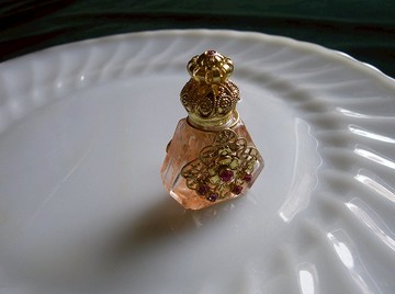 【老時光 OLD-TIME】早期捷克精緻手工製作隨身香水瓶#30