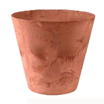 ARTSTONE Claire 系列 花盆  防凍  輕量  磚紅色  S(直徑22 x 20cm)  1個