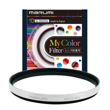 Marumi 日本彩宣總代理 SuperDHG珍珠銀-49mm 彩色框保護鏡