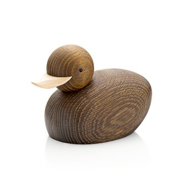Duck 小鴨手工木偶（煙燻橡木、大）