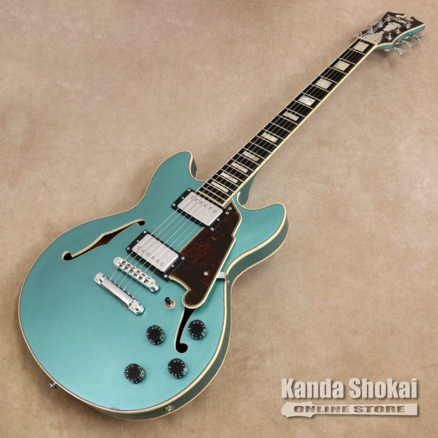 D'Angelico ディアンジェリコ エレキギター Premier Mini DC, Ocean Turquoise