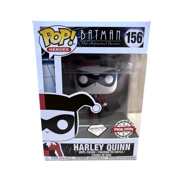 （卡司旗艦）FUNKO POP 156 DC系列 小丑女 鑽石版 鑽石閃亮版 蝙蝠俠 小丑 哈莉奎茵 代理版