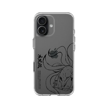 iPhone 17 Clear Case（相機按鈕） 透明 - 火影忍者 Naruto - 素描系列-Kurama