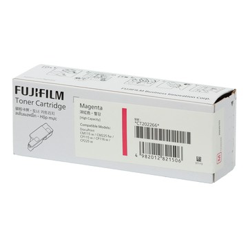 【FUJIFILM 富士軟片】原廠原裝高容量紅色 (M) 碳粉匣 CT202266 (1.4K) 適用 DP CM115 w, DP CM225 fw, DP CP115 w, DP CP116 w, DP CP225 w/DP CP115w/CP116w/CP225w/CM115w/CM225fw
