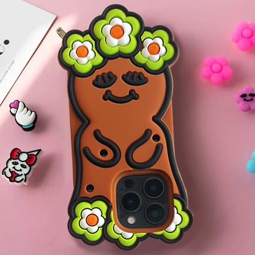 【Candies】iPhone 16 Pro - 花花睡眠寶寶 咖啡 手機殼 生日禮物